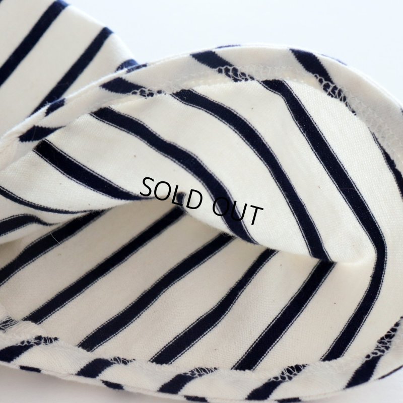 画像13: 薄手なボーダーカットソー（ネイビー×生成り） (13)